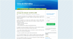 Desktop Screenshot of ciclos-informatica.com