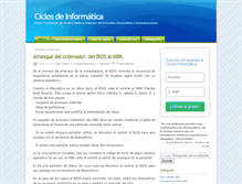 Tablet Screenshot of ciclos-informatica.com